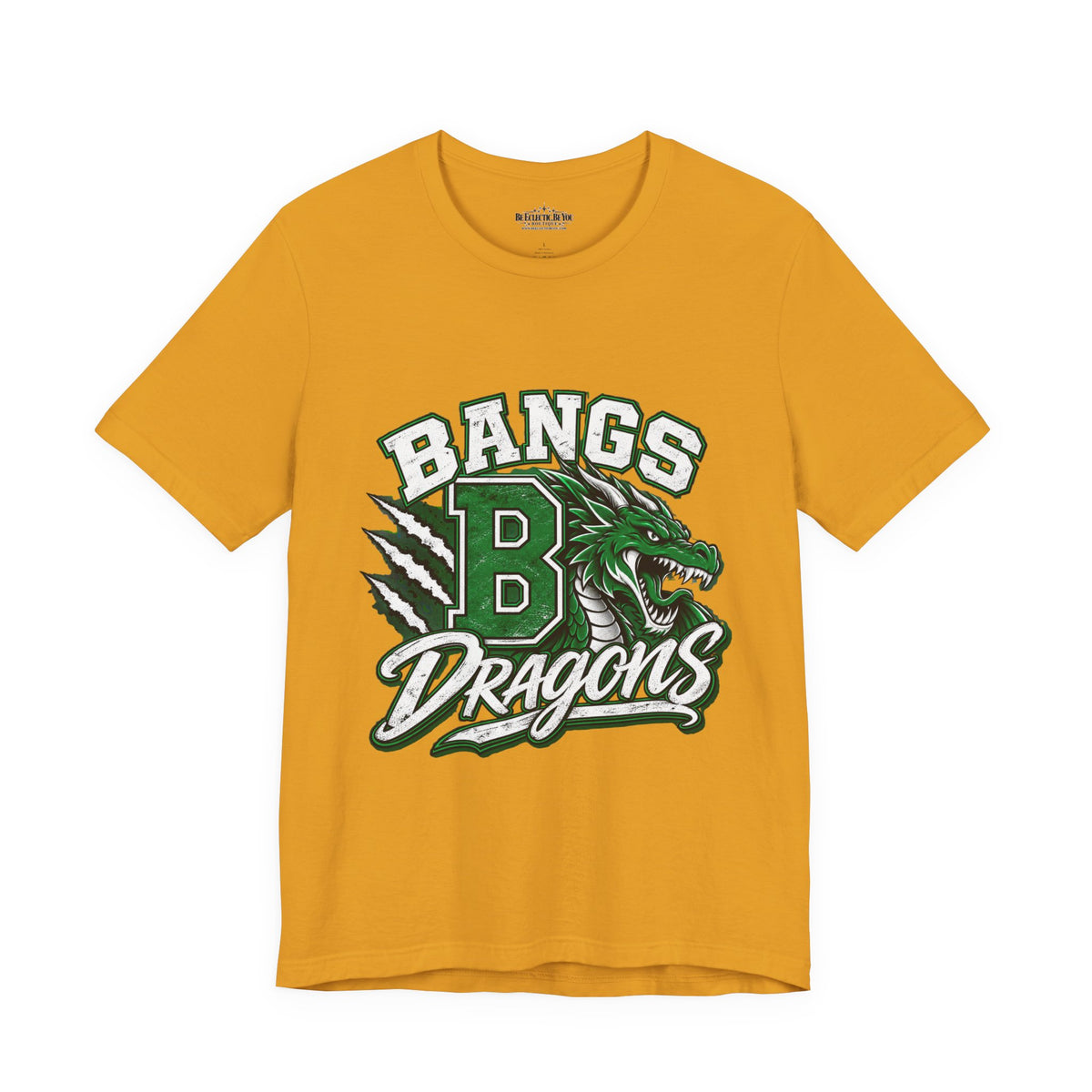 Bangs Dragons Vintage Mascot Graphic T-Shirt