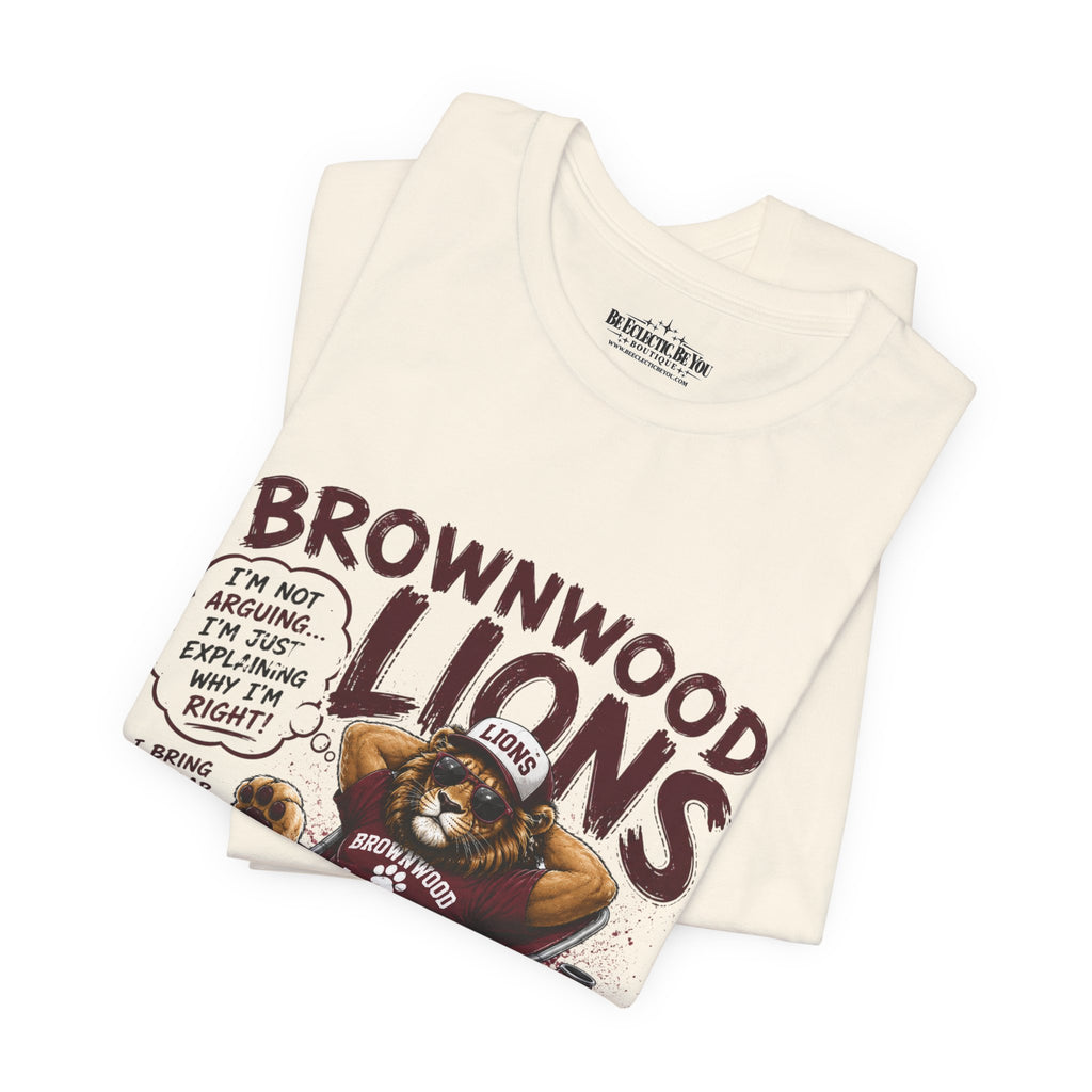 Brownwood Lions Can’t Hide Our Pride Graphic T-Shirt