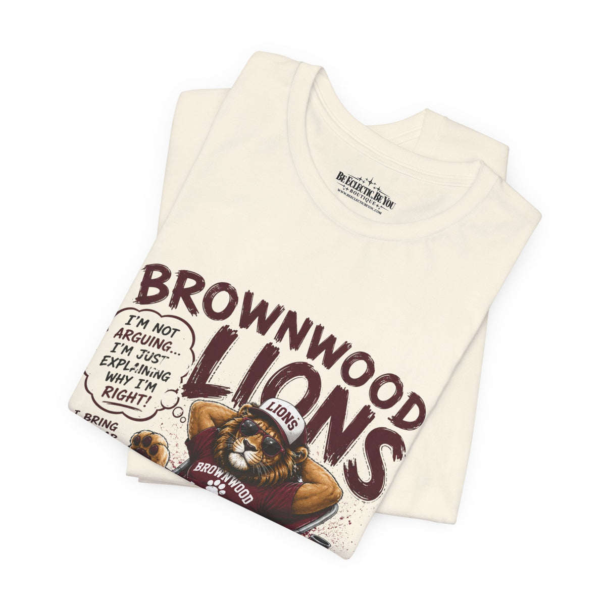 Brownwood Lions Can’t Hide Our Pride Graphic T-Shirt