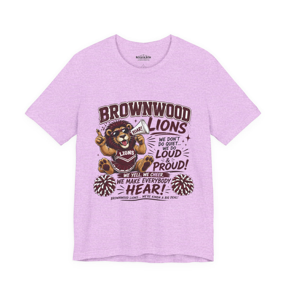 Brownwood Lions Team Spirit Cheer Jersey Tee