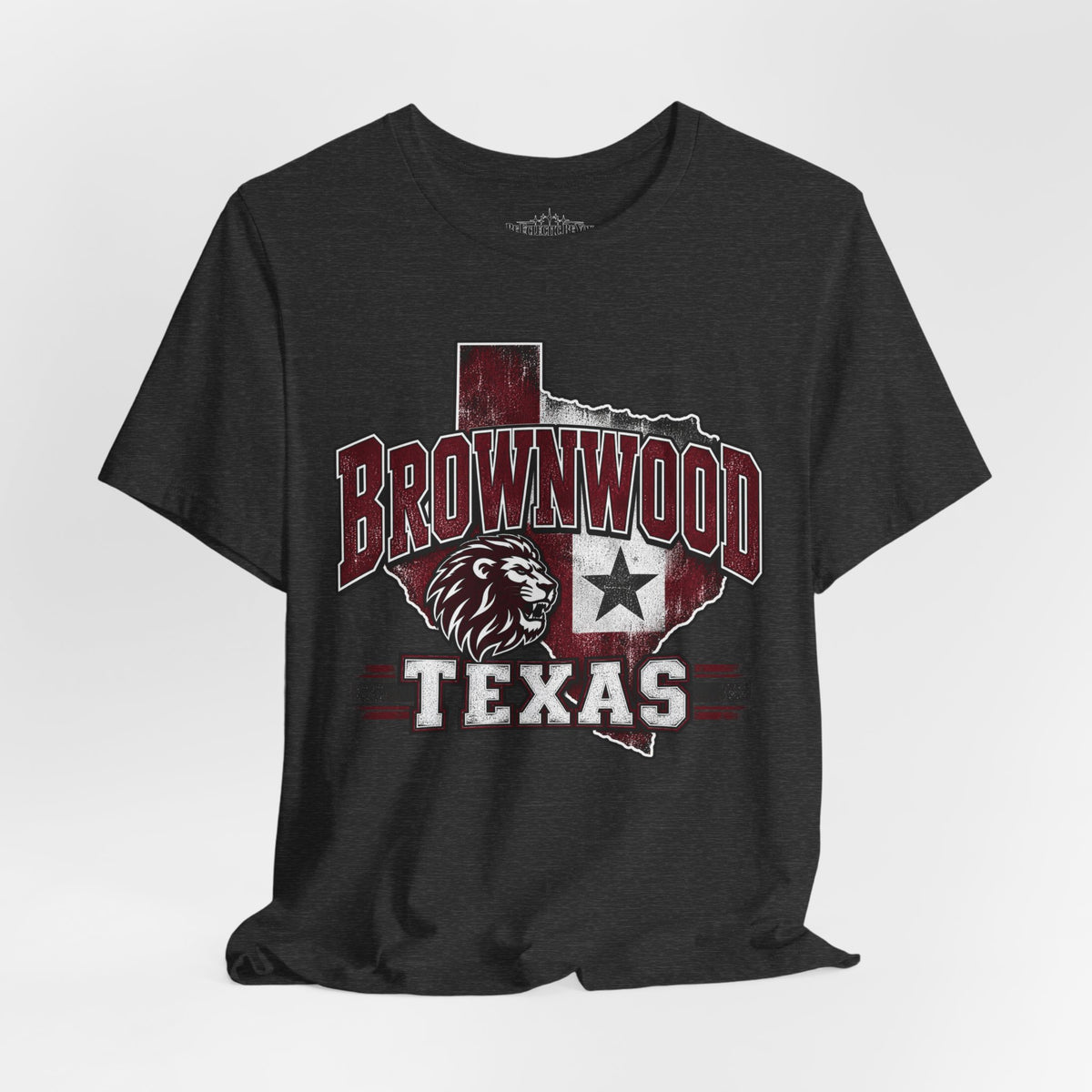 Brownwood Texas Lion Star Graphic T-Shirt