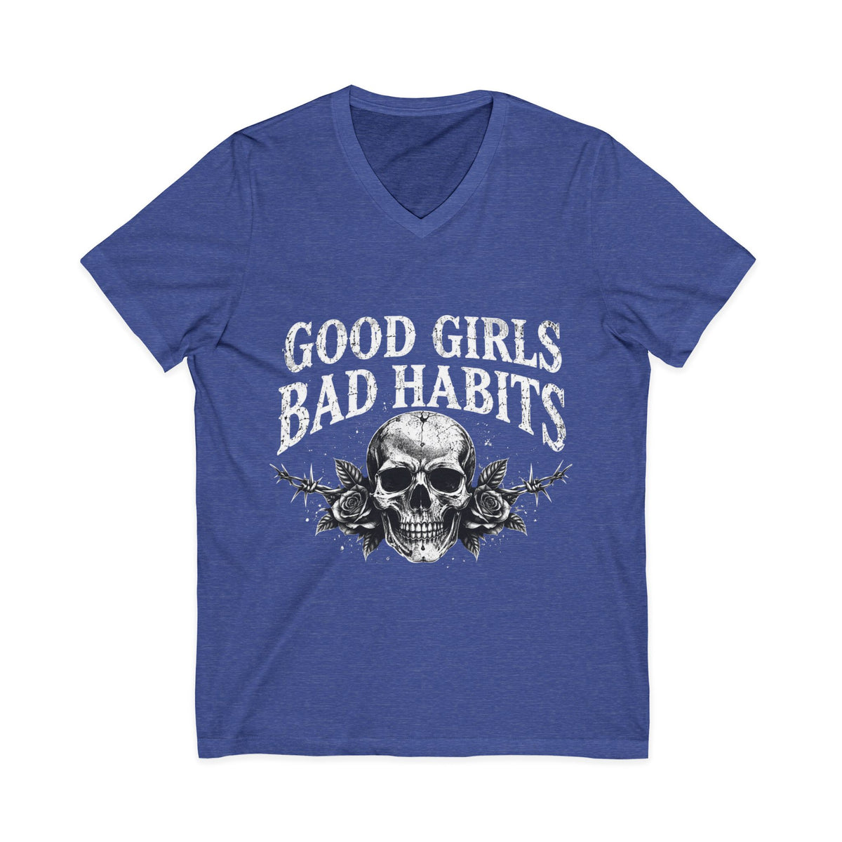 Unisex Jersey Short Sleeve V-Neck Tee