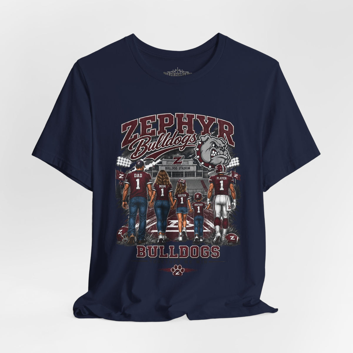 Zephyr Bulldogs Together We Rise Graphic T-Shirt