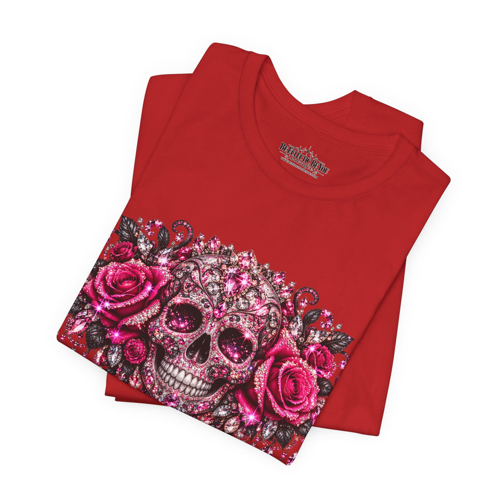 Sugar Skull Roses Gothic T-Shirt