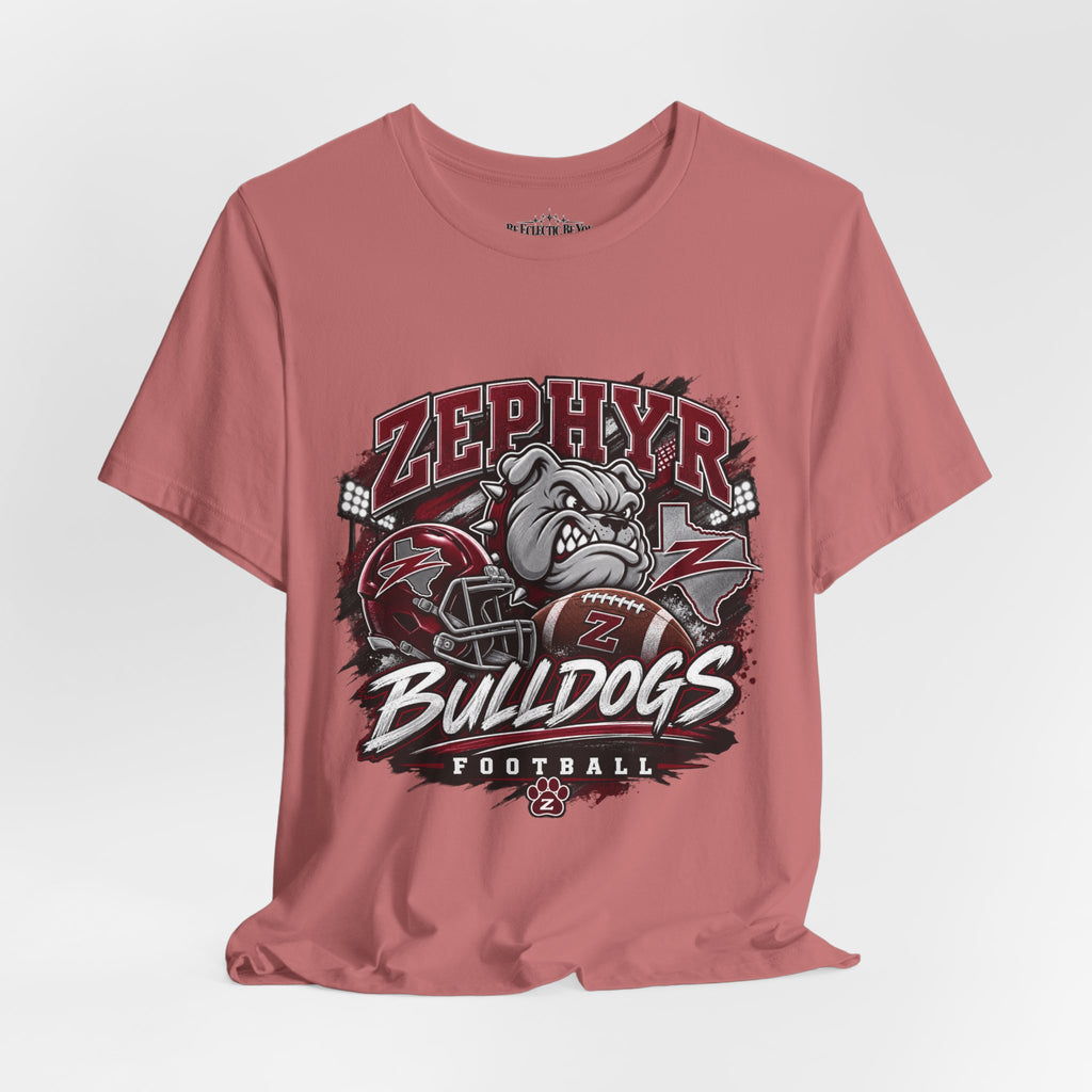 Zephyr Bulldogs Football Graphic Tee