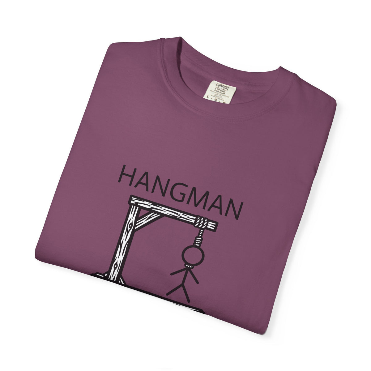 Hangman Game Unisex Garment-Dyed T-shirt