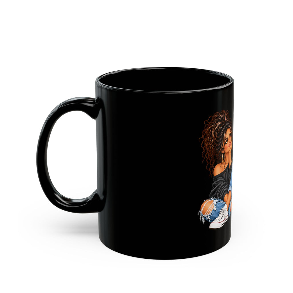 Black Mug — I Would Walk Through Fire For You But I’d Rather Have The Shoes For That Coffee Mug