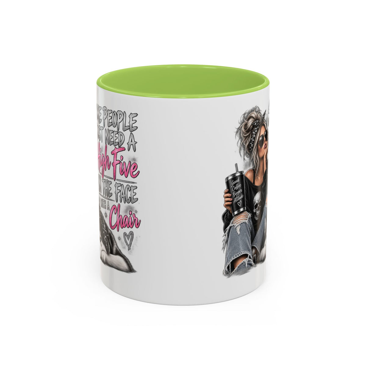 “Some People Just Need a High Five” Mug