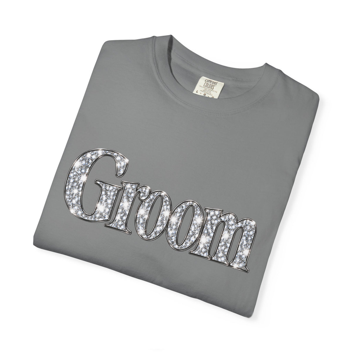 Groom Logo T-Shirt — Wedding Party Tee for Groom and Groomsmen