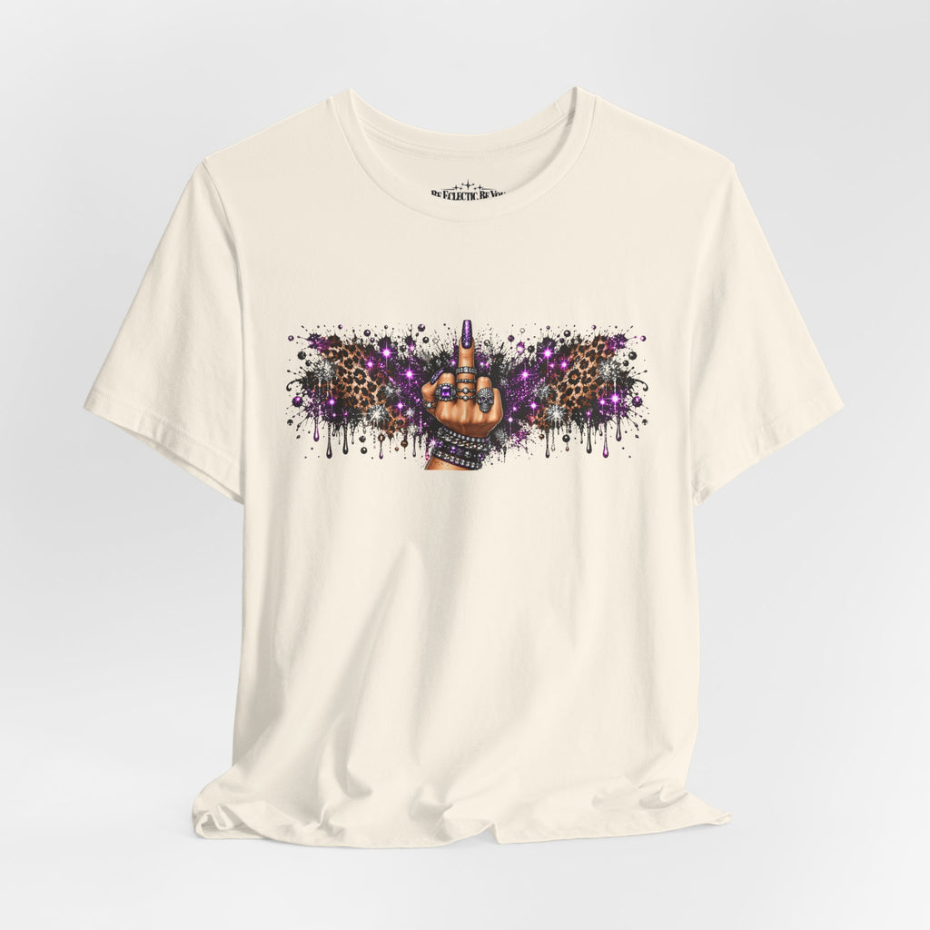 Rude Finger Graphic T-Shirt