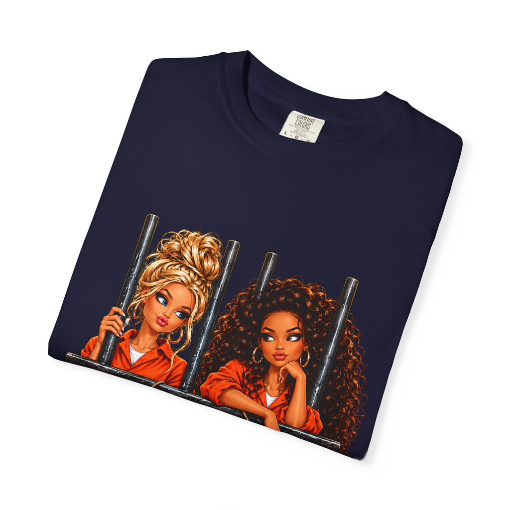 Prison BFFs Graphic T-Shirt — “Me and My Emergency Contact in the Same Emergency”
