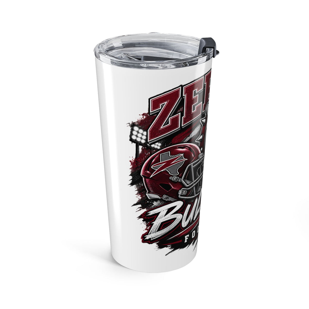 Bulldogs Football 20oz Tumbler — Mascot Team Travel Cup