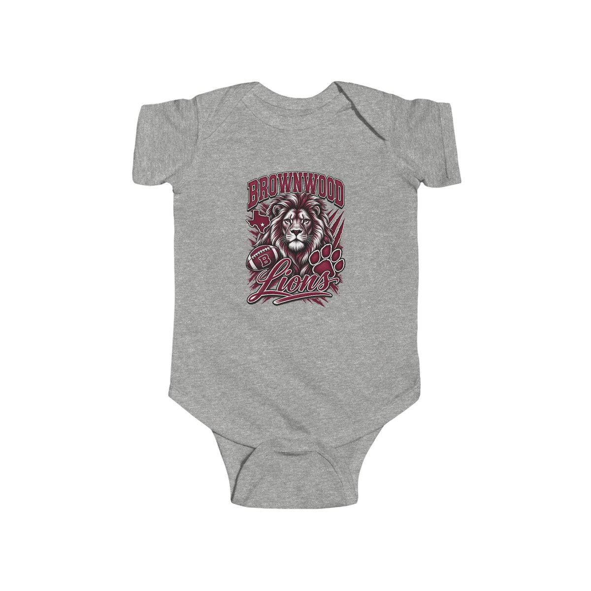 Brownwood Lions Infant Fine Jersey Bodysuit