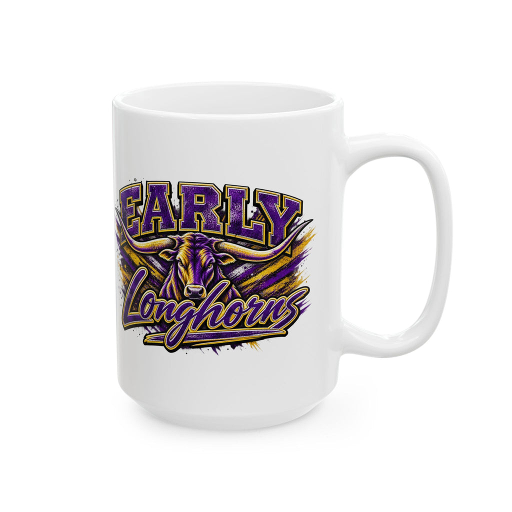 Early Longhorns Ceramic Mug, (11oz, 15oz)