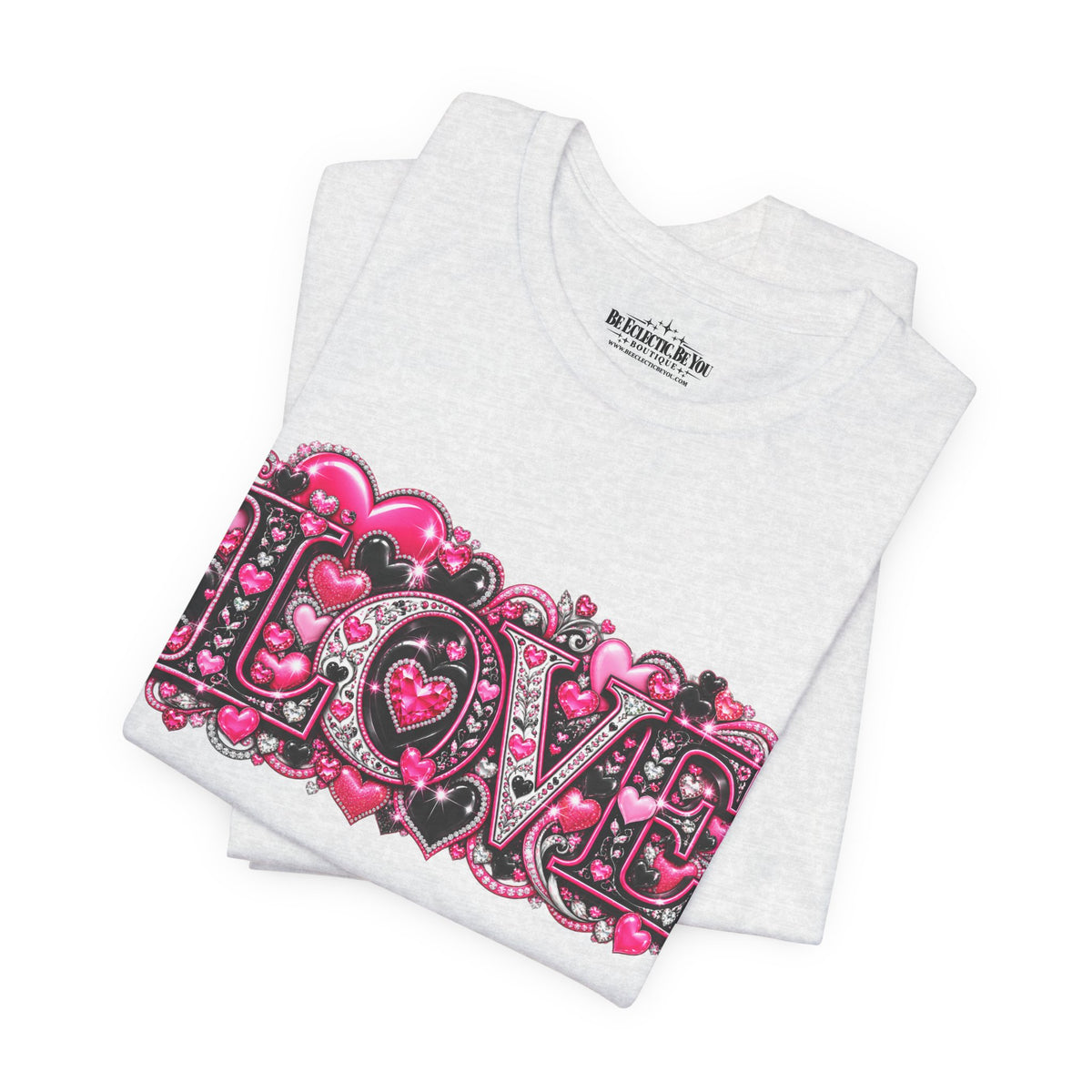 Love Graphic T-Shirt – Romantic Pink Valentine’s Day Tee