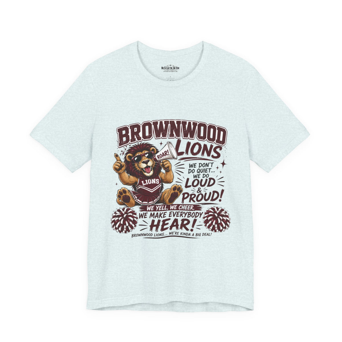 Brownwood Lions Team Spirit Cheer Jersey Tee