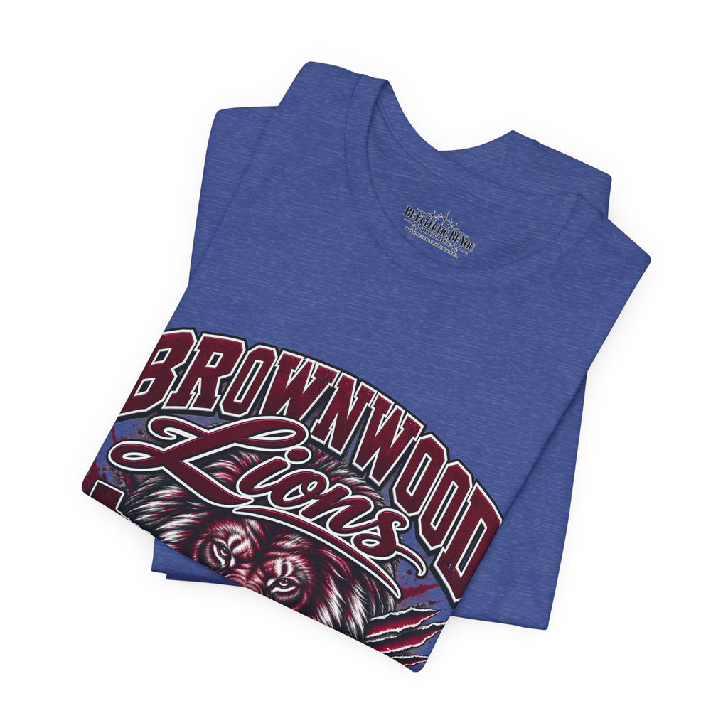 Brownwood Lions Mascot Jersey T-Shirt