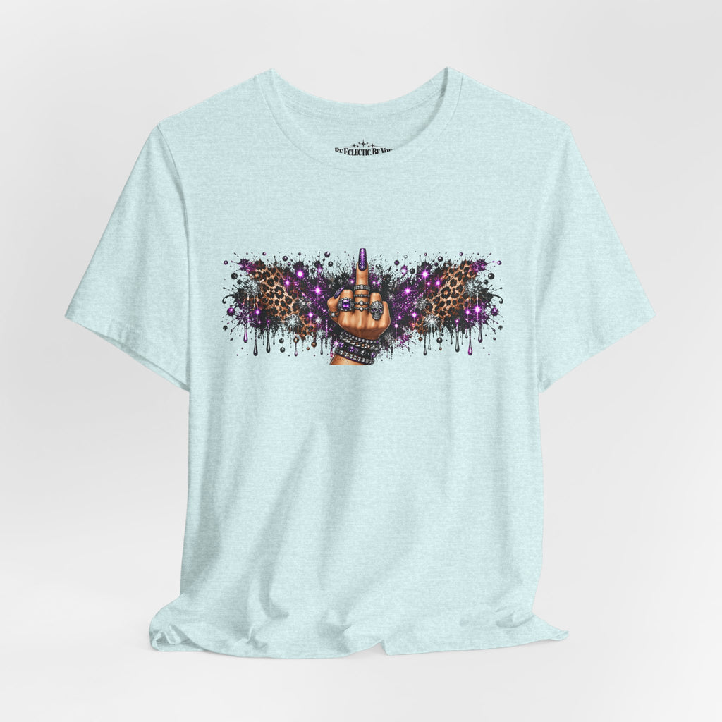 Rude Finger Graphic T-Shirt