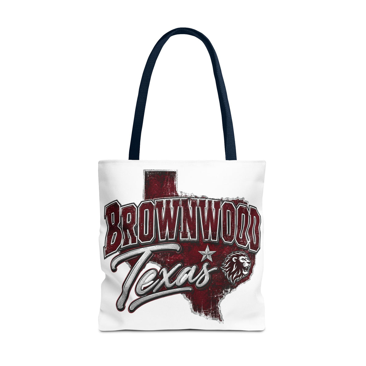 Brownwood Texas Lion Outline Tote