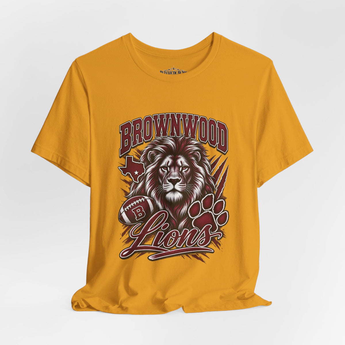 Brownwood Lions Vintage Lion Graphic T-Shirt