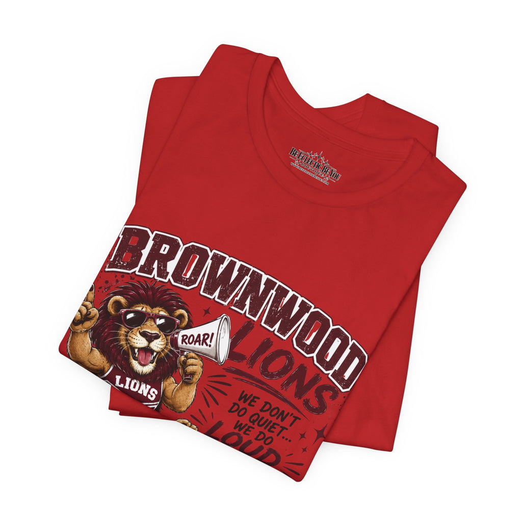 Brownwood Lions Team Spirit Cheer Jersey Tee