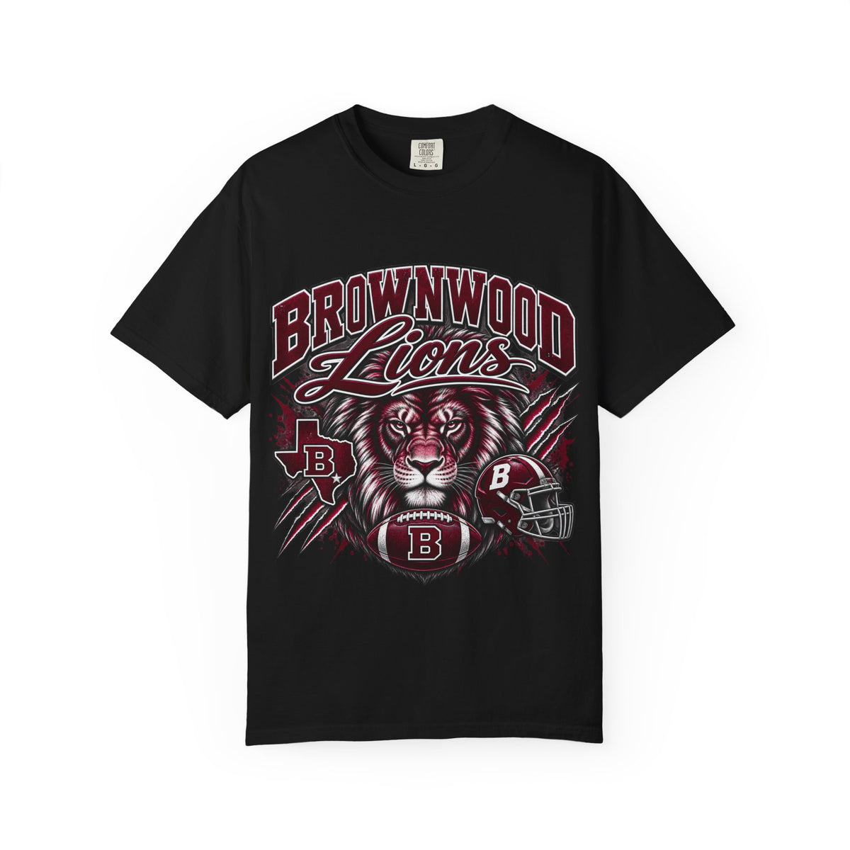 Brownwood Lions T‑Shirt — Football Lion Team Tee