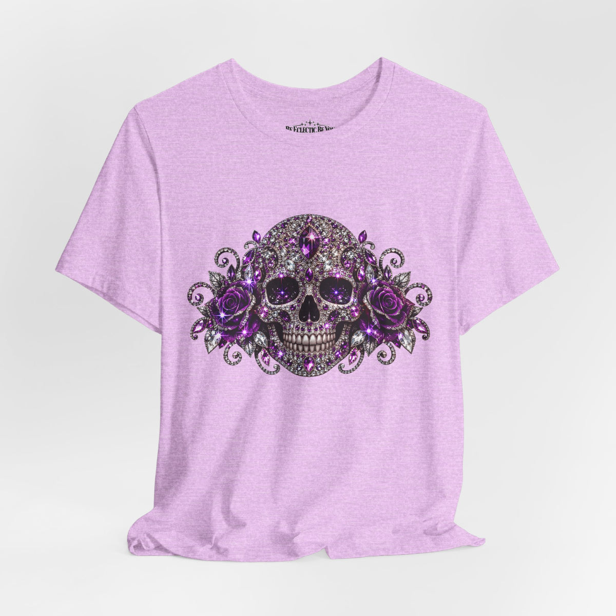 Gothic Purple Skull Tee