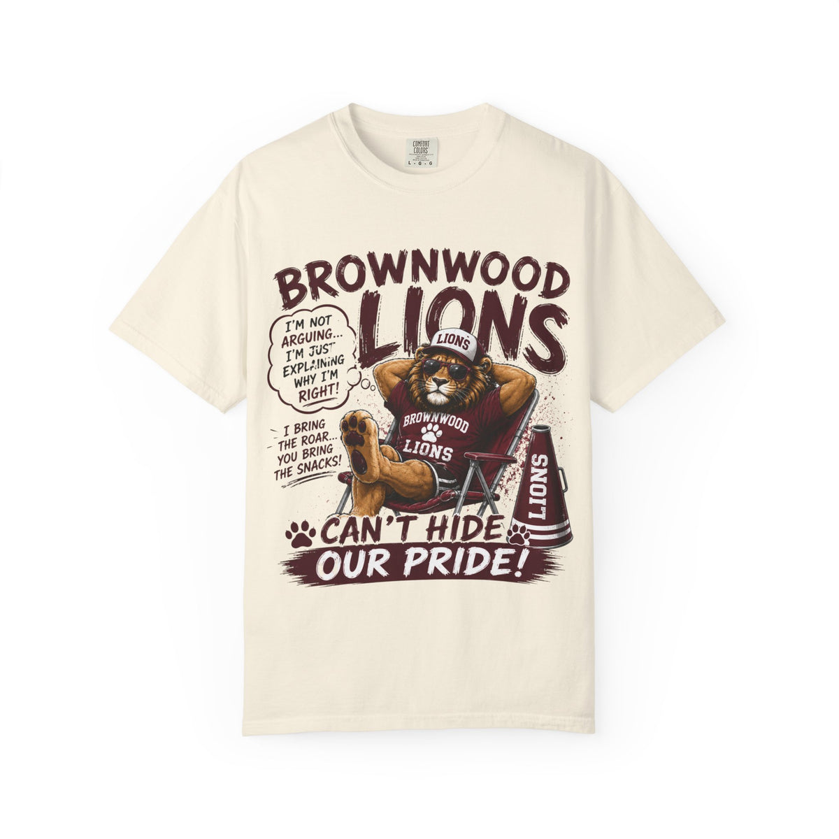 Brownwood Lions "Can't Hide Our Pride" T-Shirt