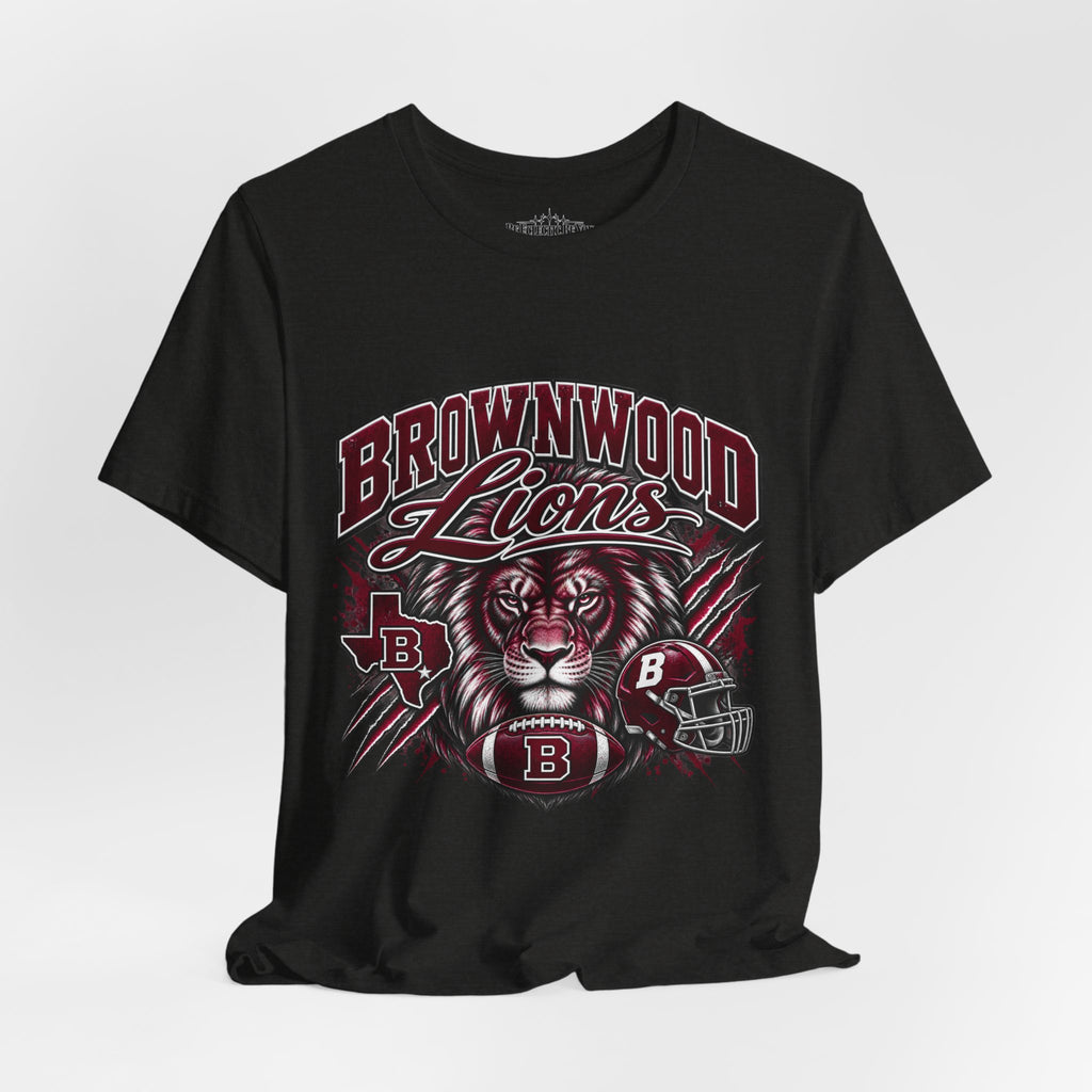 Brownwood Lions Mascot Jersey T-Shirt