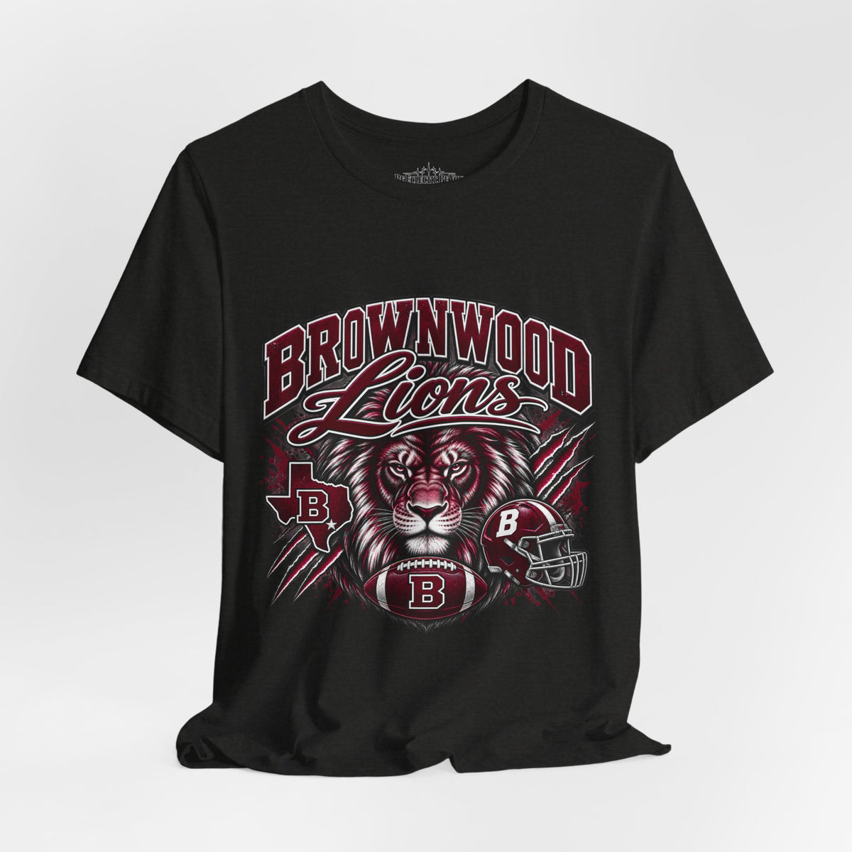 Brownwood Lions Mascot Jersey T-Shirt