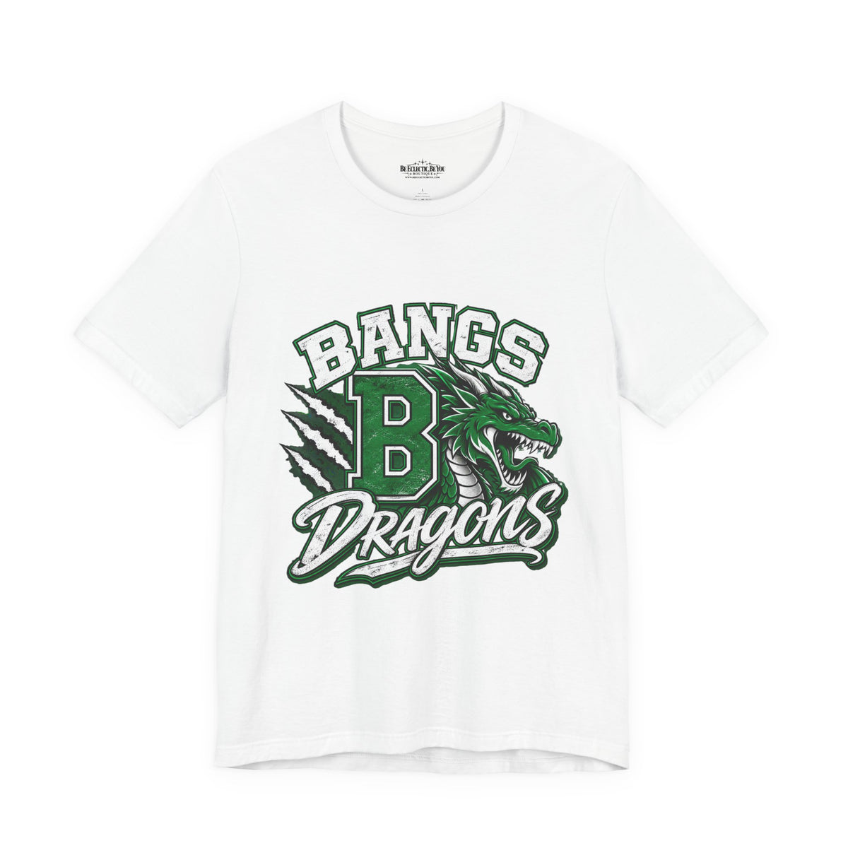 Bangs Dragons Vintage Mascot Graphic T-Shirt