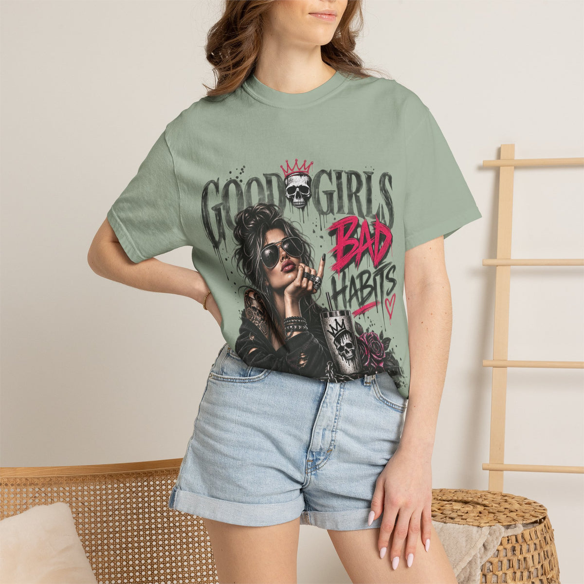 Good Girls, Bad Habits Graphic T-Shirt