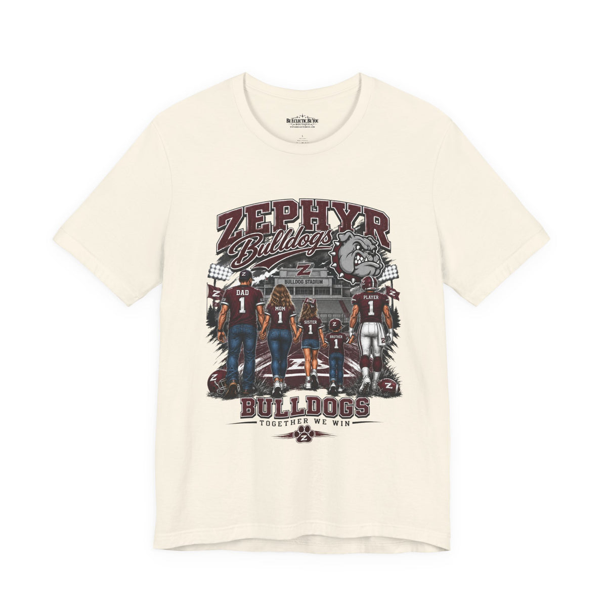 Zephyr Bulldogs Together We Rise Graphic T-Shirt
