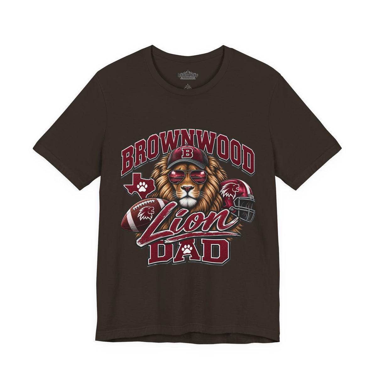 Brownwood Lion Dad Graphic T-Shirt
