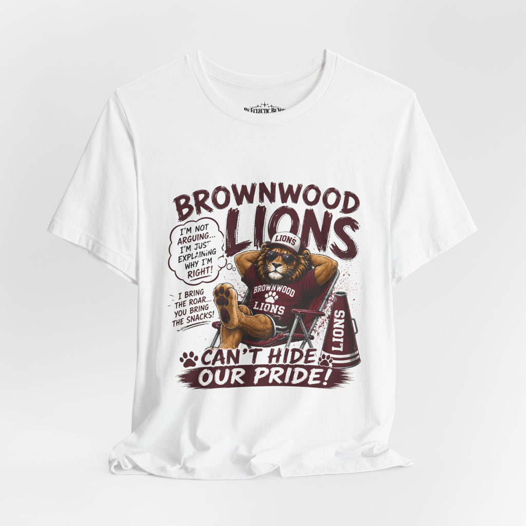 Brownwood Lions Can’t Hide Our Pride Graphic T-Shirt