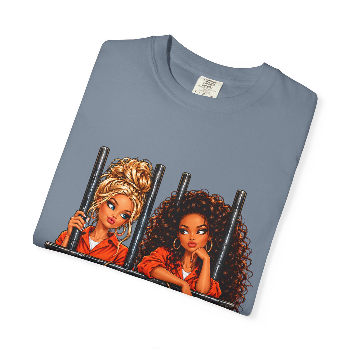 Prison BFFs Graphic T-Shirt — “Me and My Emergency Contact in the Same Emergency”
