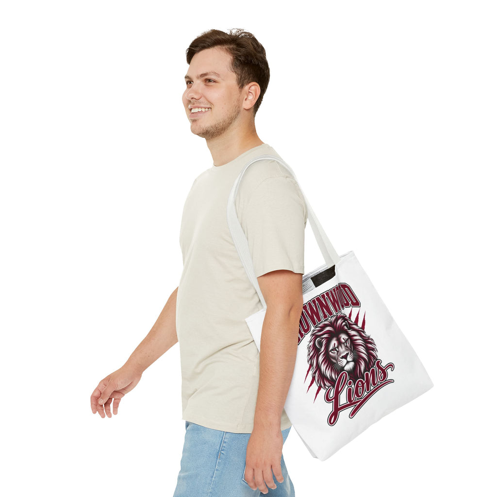 Brownwood Lions Tote Bag – School Mascot Lion Shopper