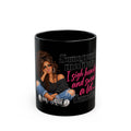 Funny Black Coffee Mug – “Some People Meditate, I Sigh Heavily and Swear a Lot” – Gifts for Sarcastic Women