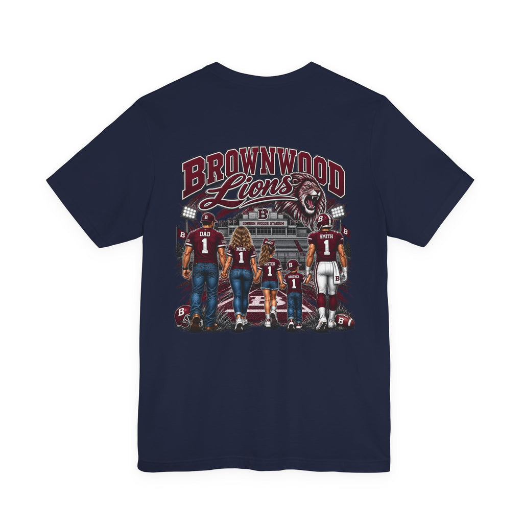 Brownwood Lions Family Football Graphic T-Shirt