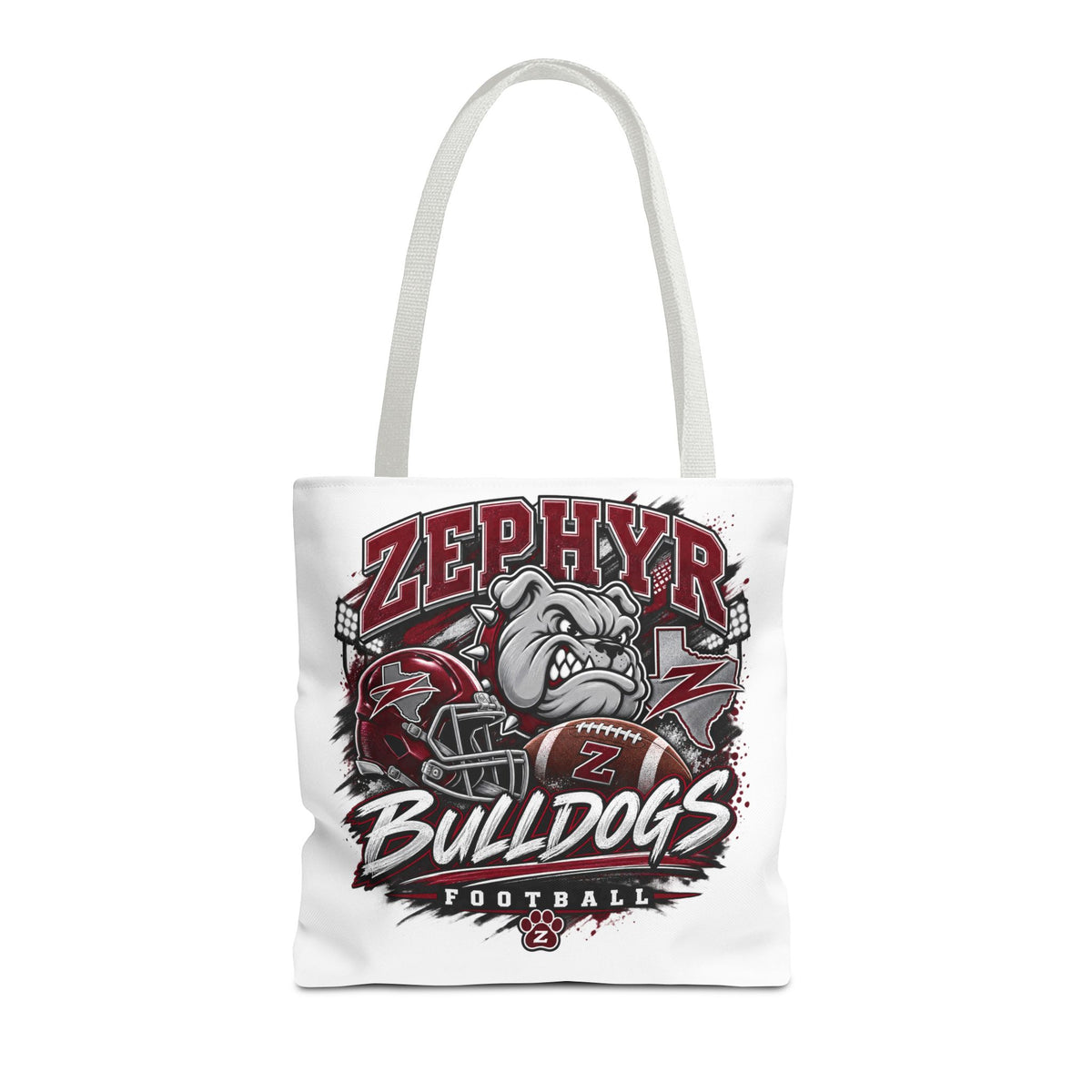 Zephyr Bulldogs Football Tote