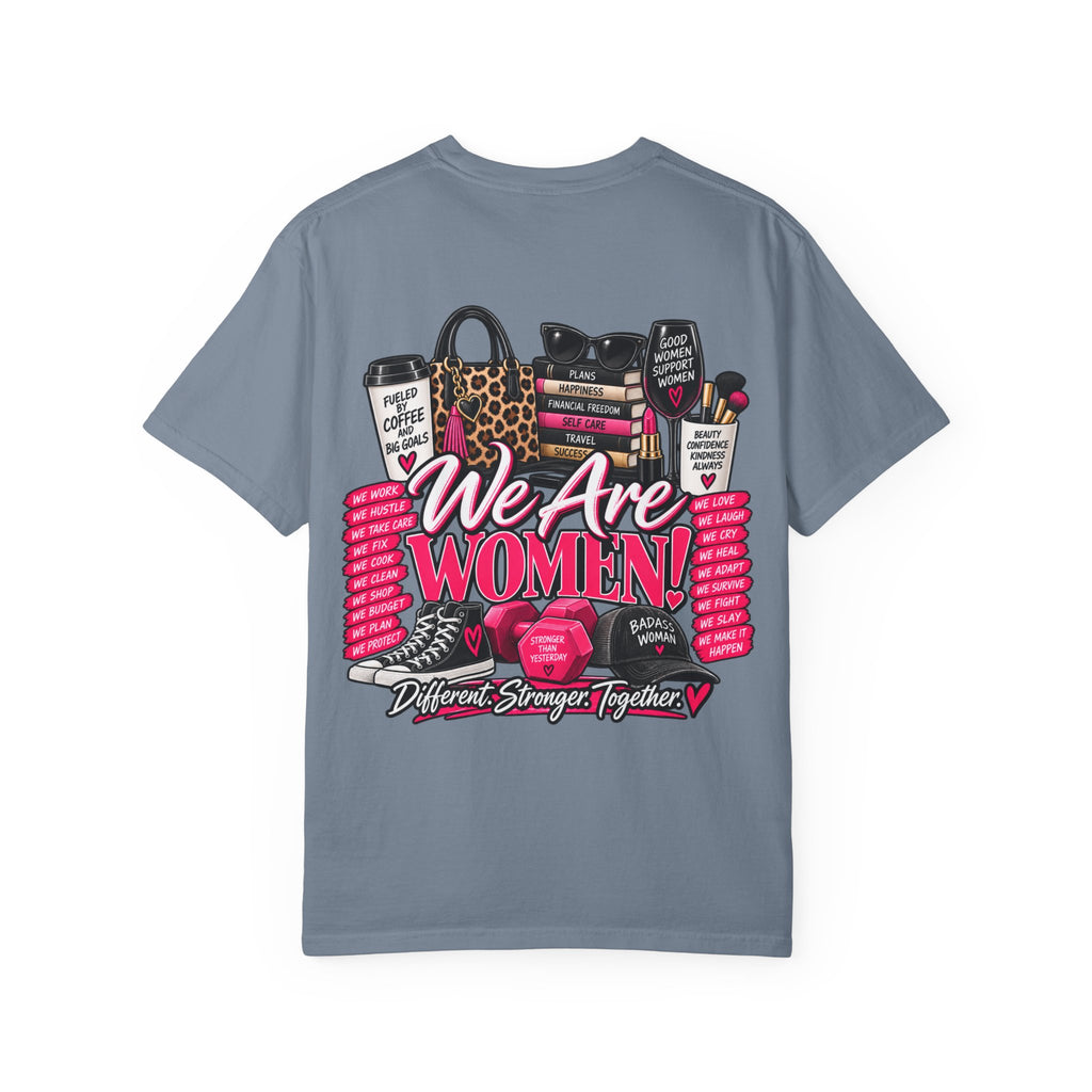 We Are Women Graphic T-Shirt — Empowerment Pink Fitness & Everyday Tee