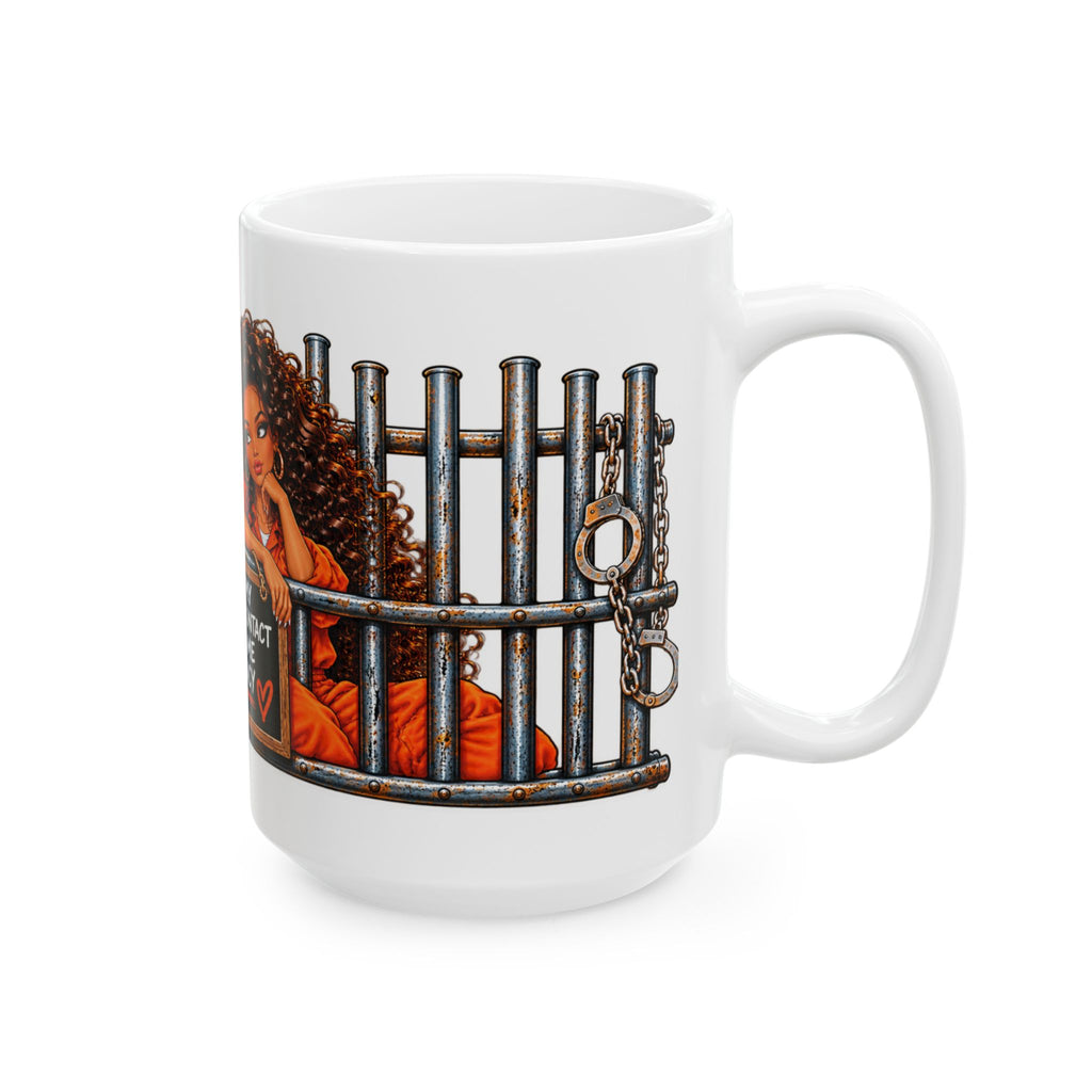 Ceramic Mug — "Me and My Emergency Contact in the Same Emergency" Friendship Coffee Mug