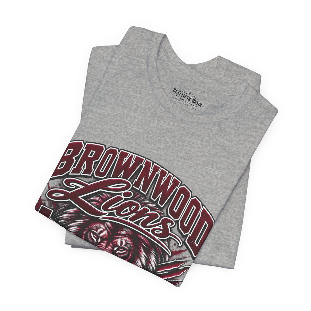 Brownwood Lions Mascot Jersey T-Shirt