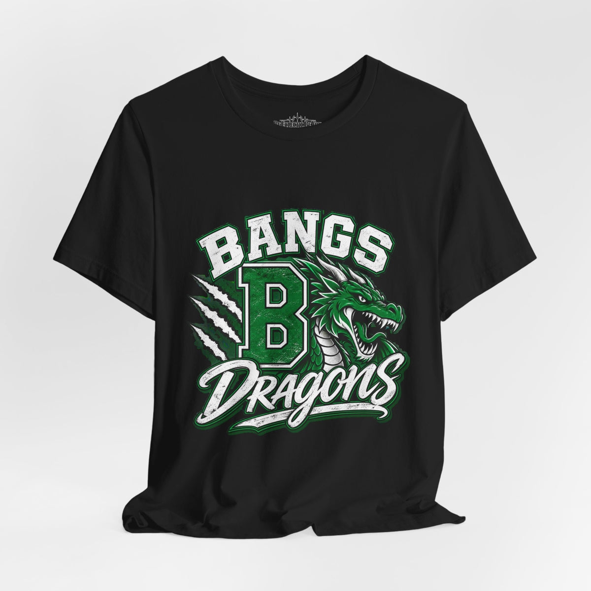 Bangs Dragons Vintage Mascot Graphic T-Shirt