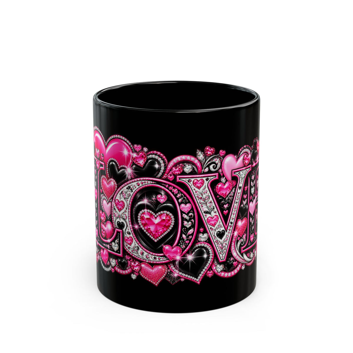 Love Black Mug (11oz, 15oz)