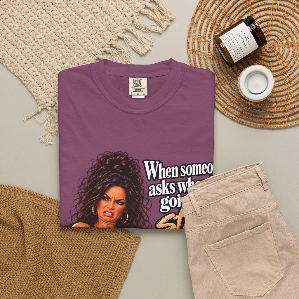 Graphic T-Shirt — "When someone asks when I’m going to start dating again" Retro Diva Tee