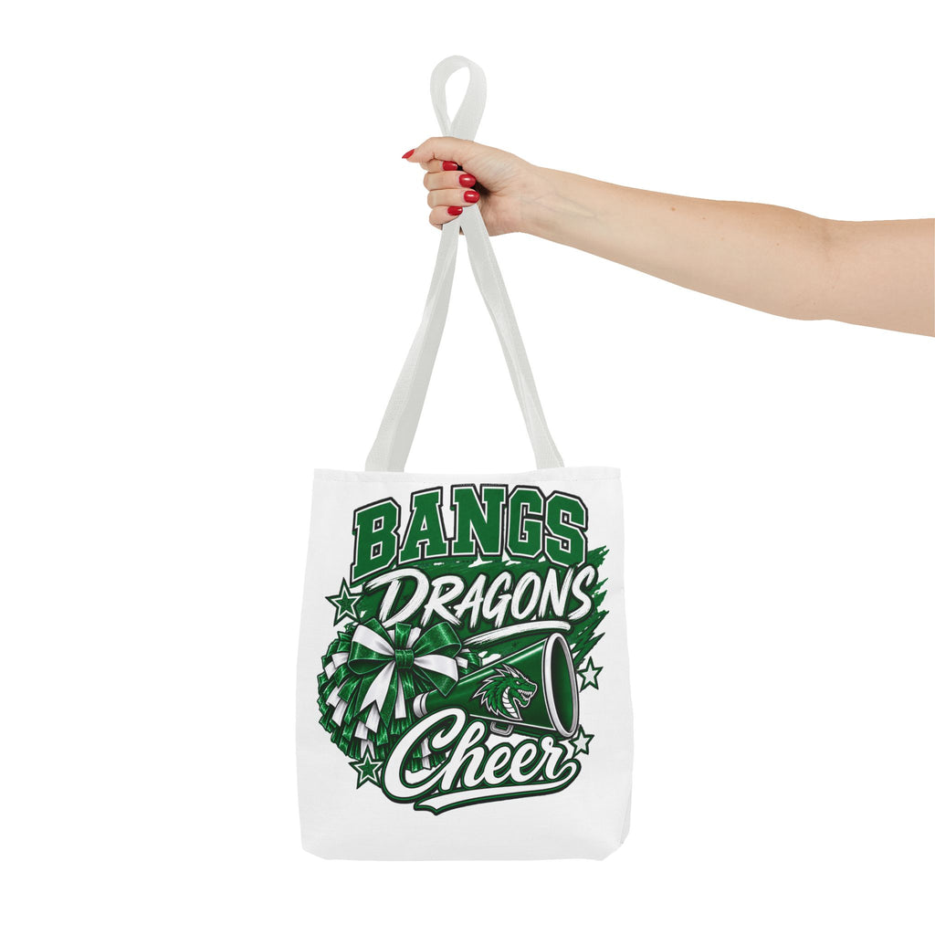 Bangs Dragons Cheer Tote Bag – Pom-Pom & Megaphone School Spirit Tote