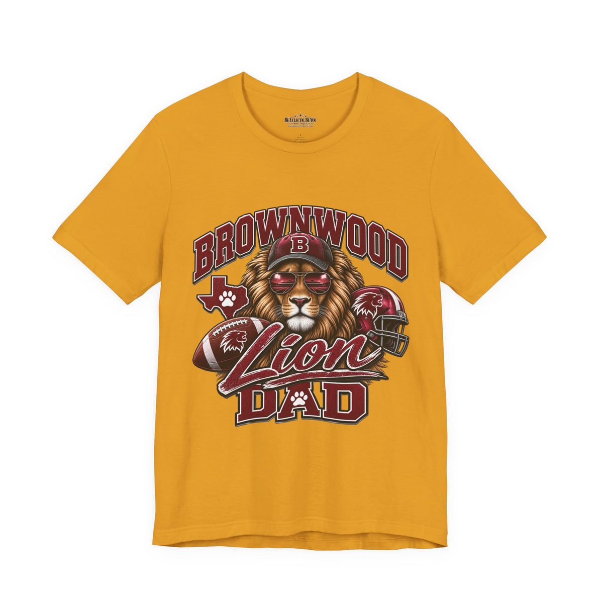 Brownwood Lion Dad Graphic T-Shirt
