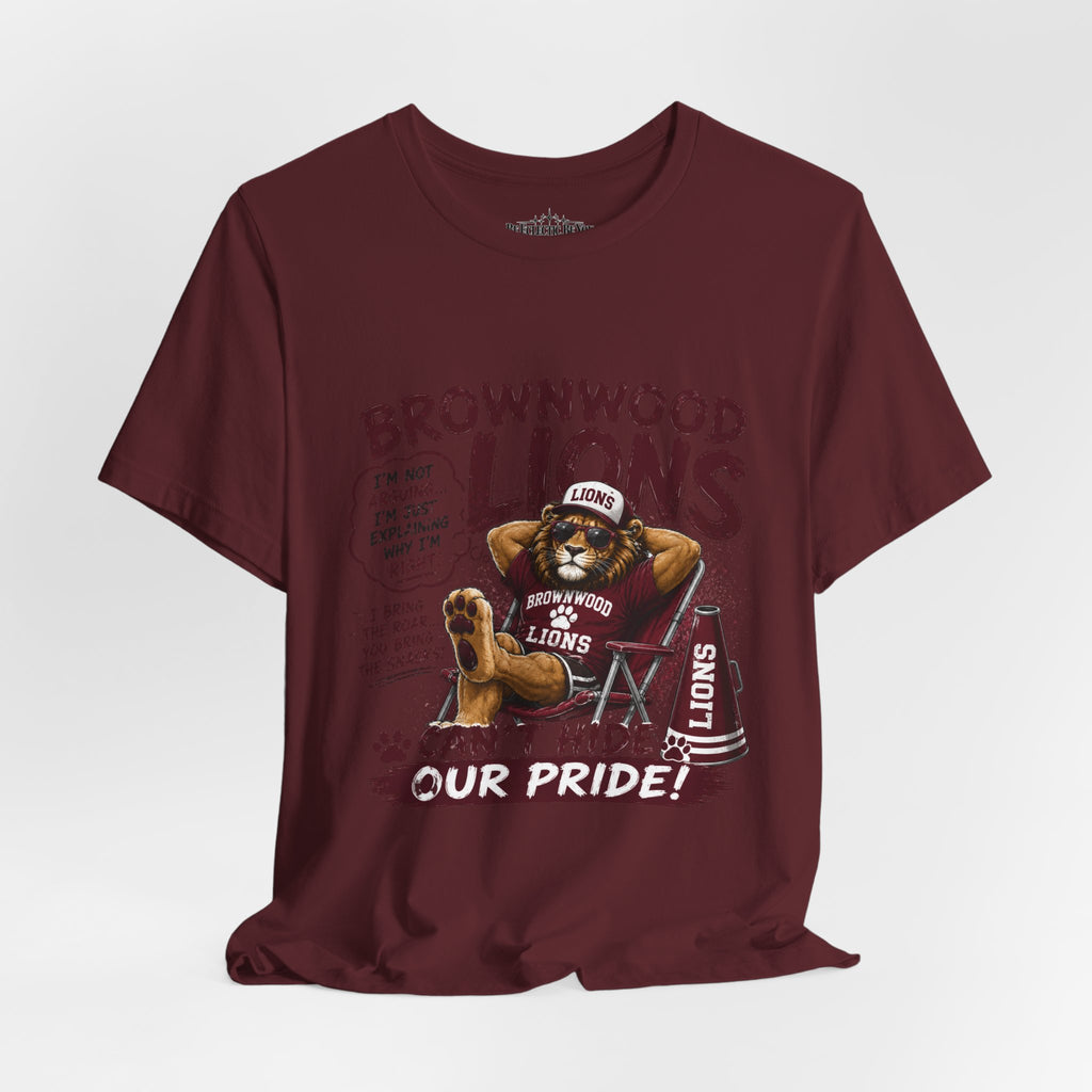 Brownwood Lions Can’t Hide Our Pride Graphic T-Shirt