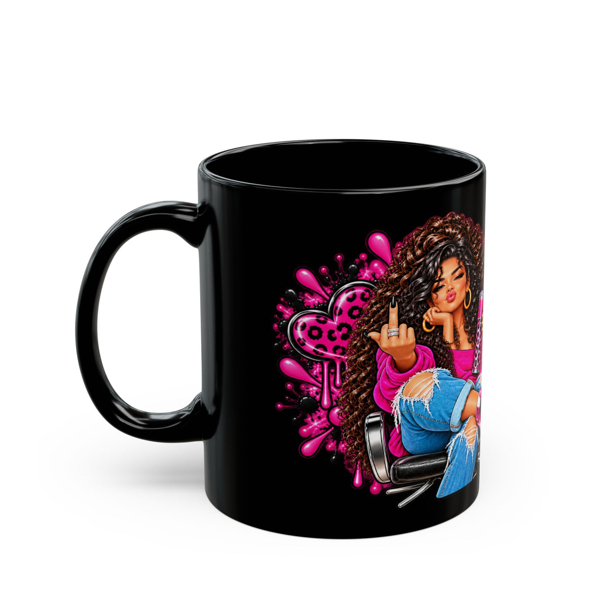 I'm Nicer Than My Filter But Don't Push It Black Coffee Mug